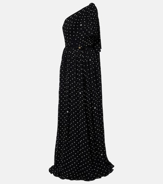 Polka-dot one-shoulder gown | Elie Saab