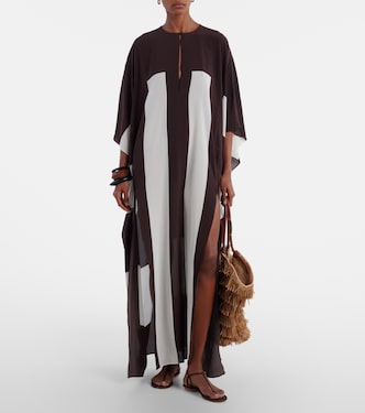 Striped kaftan | Adriana Degreas
