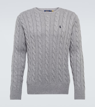 Jersey de punto trenzado de algodón | Polo Ralph Lauren
