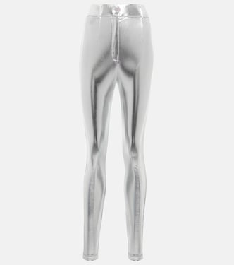 Leggings de látex de tiro alto | Dolce&Gabbana