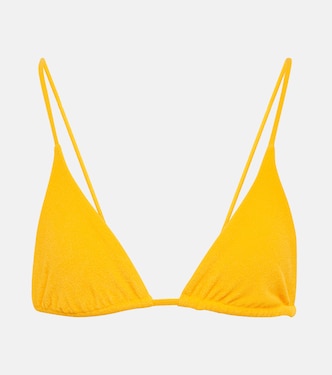 Top de bikini triangular Via de felpa | Jade Swim