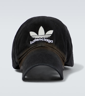 x Adidas logo cotton baseball cap | Balenciaga