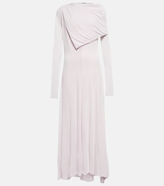 Robe midi en crêpe | Jil Sander