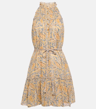 Dria paisley silk minidress | Veronica Beard