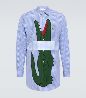 x Lacoste - Camicia in cotone a righe | Comme des Garçons Shirt