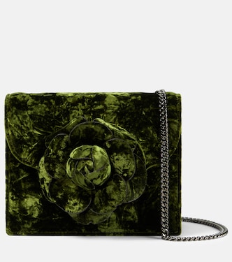 Borsa a tracolla Tro Mini in velluto | Oscar de la Renta