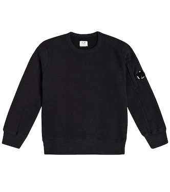 Lens cotton jersey sweatshirt | C.P. Company Kids