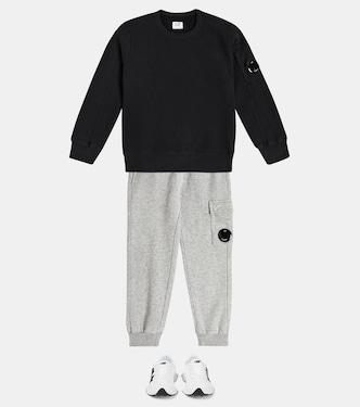Felpa Lens in jersey di cotone | C.P. Company Kids