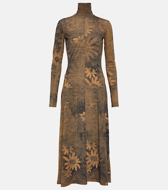 Floral midi dress | MM6 Maison Margiela