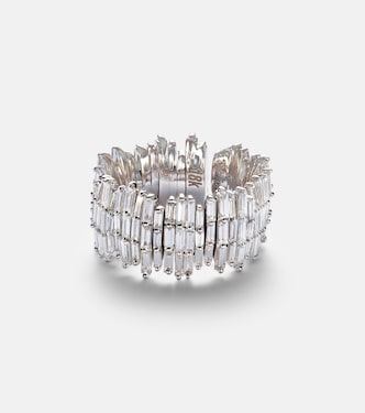 Ring aus 18kt Weißgold mit Diamanten | Suzanne Kalan