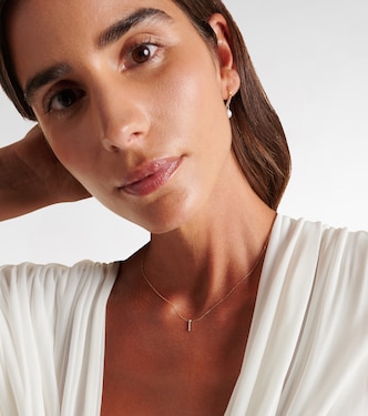 Collana La Barre in oro 14kt con diamanti | Mateo