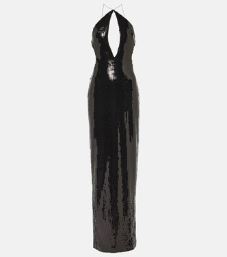 Elsa cutout sequined gown | Mônot