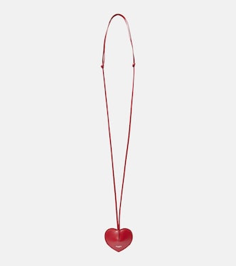 Portachiavi Le Coeur in pelle con tracolla | Alaïa