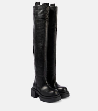 Botas mosqueteras Wader de piel | Rick Owens