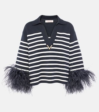 Pull VGold en coton à plumes | Valentino