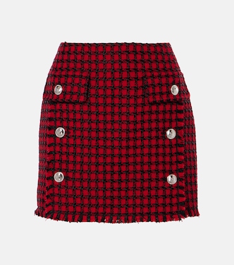 Minirock aus Tweed | Versace