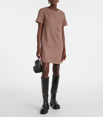 Minikleid aus einem Wollgemisch | Moncler
