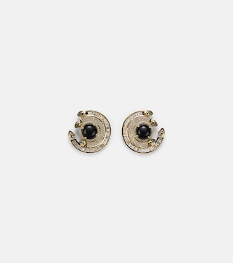 Orecchini Chakra in oro 18kt con pietre preziose | Ananya