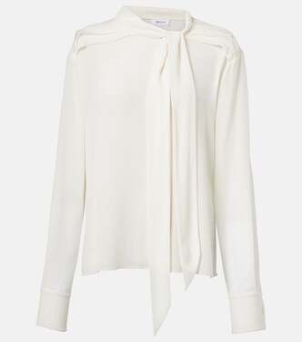 Schluppenbluse aus Seide | McQueen