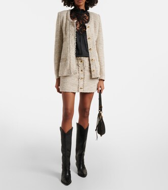 Mini-jupe Gleny en tweed | Isabel Marant