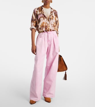 Jeans Rachelle a gamba larga e vita alta | Marant Etoile
