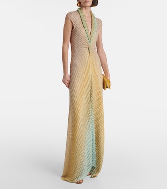 Vestido largo de croché | Missoni
