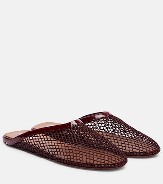 Classique fishnet mules | Alaïa