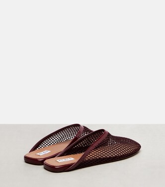 Classique fishnet mules | Alaïa