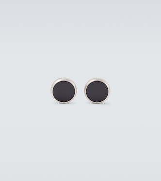 Embellished sterling silver cufflinks  | Giorgio Armani