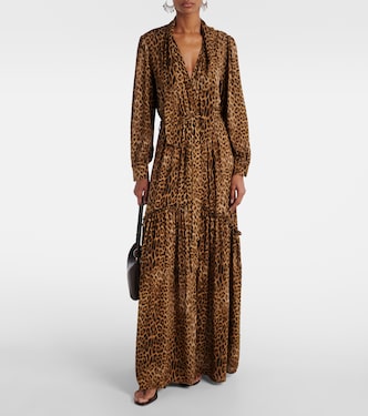 Abito lungo Skylar con stampa leopardata | Melissa Odabash