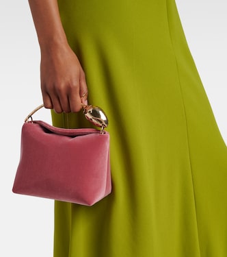 Borsa Bloom Mini in velluto con suede | Erdem