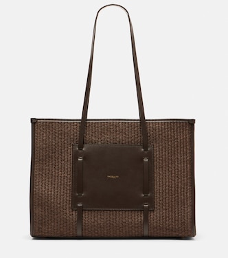 Cabas Capri en raphia et cuir | DeMellier