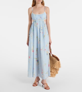 Lucky Picnic floral cotton maxi dress | Zimmermann