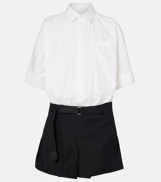 Poplin minidress | Sacai