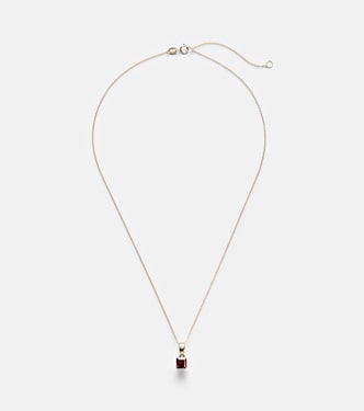 Collier en or 10 ct et grenat | Stone and Strand