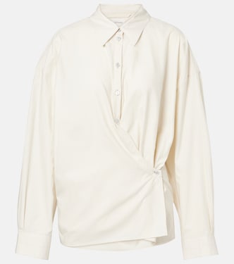 Twisted cotton and silk shirt | Lemaire