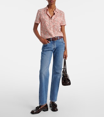 Low-rise straight jeans | Prada