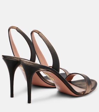 So Nude 85 leather slingback sandals | Aquazzura