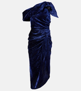 Cyane one-shoulder velvet midi dress | Isabel Marant