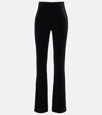 Soft Elegance high-rise velvet flared pants | Dorothee Schumacher