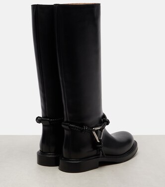 레더 니하이 부츠 | Bottega Veneta