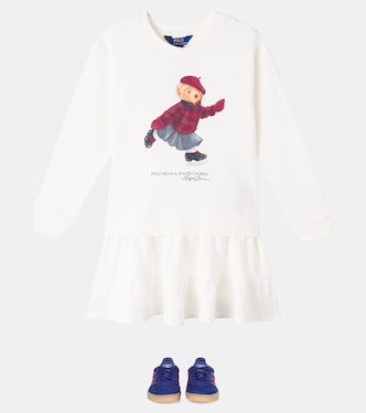 Kleid Polo Bear aus einem Baumwollgemisch | Polo Ralph Lauren Kids