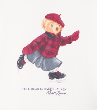 Vestido Polo Bear en mezcla de algodón | Polo Ralph Lauren Kids