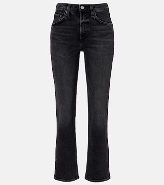 Jeans rectos cropped Ren de tiro alto | Agolde