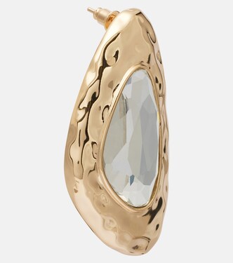 Crystal-embellished earrings | Self-Portrait