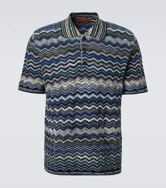 Zigzag cotton polo shirt | Missoni