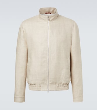Silk, linen, and wool jacket | Brunello Cucinelli