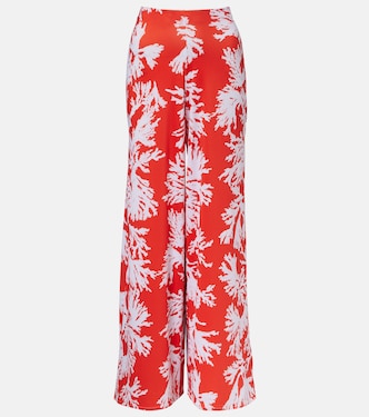 Cleo printed jersey palazzo pants | Alexandra Miro