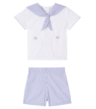 Baby Antonio cotton T-shirt and shorts set | La Coqueta