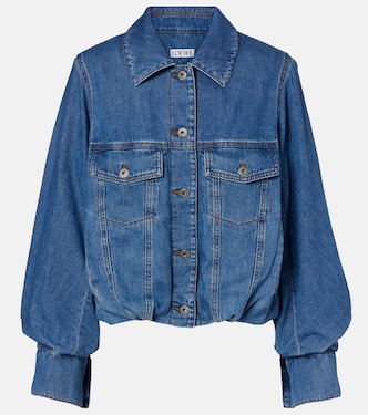 Gathered denim jacket | Loewe